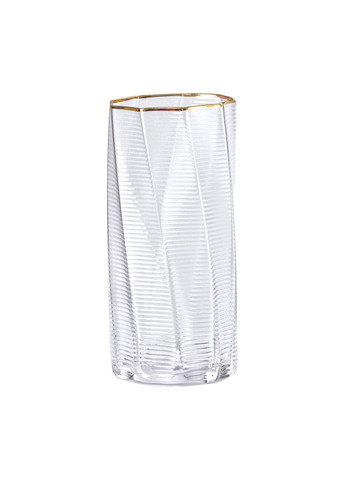 Набор стаканов 3-D print высоких 6 штук по 450 мл, золото Yiwu (322503851)