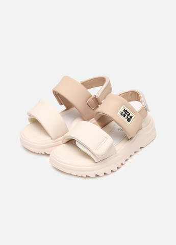 Бежевые босоножки на плоской подошве для девочки цвет бежевый cb-00268792 Tom.M