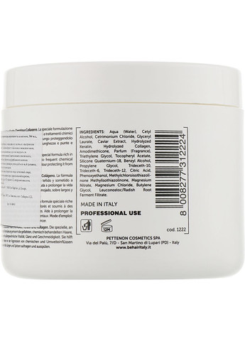 Маска для фарбованого волосся, з ікрою та кератином Be Color Caviar, Keratin And Collagen Mask 1000ml (466021-133175) Be Hair (368611968)