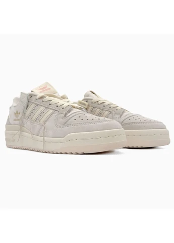 Бежеві кросівки чоловічі adidas forum 84 low premium beige адідас форум 84 бежеві демісезон No Brand