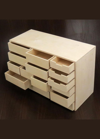 Мини-комод из дерева Кавасан бланже (МНК-003001) No Brand (328228471)