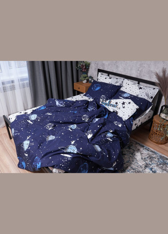 Комплект постельного белья Ranforce Elite «» King Size 220x240- наволочки 4х50х70 (MS-820001707) Moon&Star Cosmos (285717802)