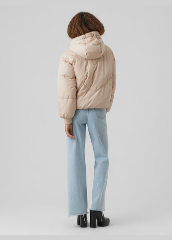 Бежевая демисезонная куртка Vero Moda Beverly