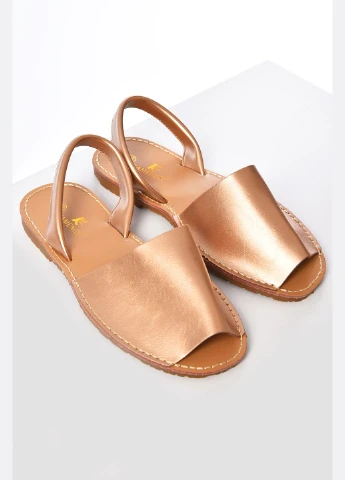Босоніжки жіночі золотистого кольору Let's Shop (332005932)