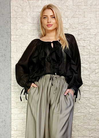 Чорна блуза Italy Moda