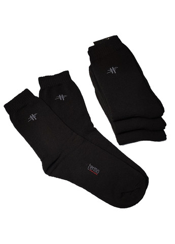 Чёрные носки мужские махровые 6 пар упаковка житомир ms 404/6 XTeam (350264028)