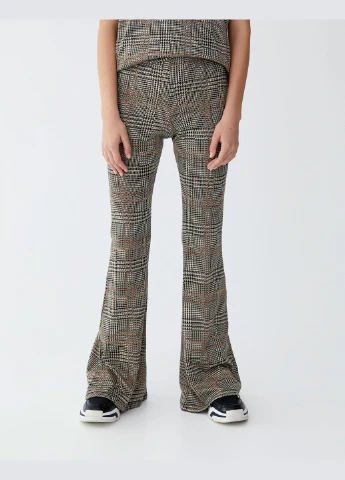 Штаны демисезон,бежевый-черный-коричневый, Pull & Bear (301024640)