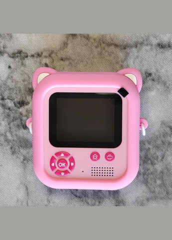 Миттєва відеокамера фотоапарат для дівчинки з моментальним друком знімків з іграми та картою пам'яті з набором паперу 9 шт No Brand M8 (323209878)