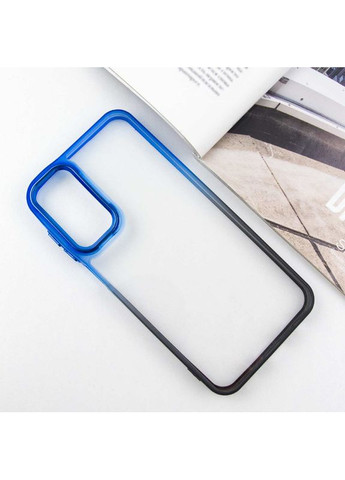 Чохол TPU+PC Fresh sip series для Samsung Galaxy A25 5G Чорний / Синій No Brand (360879162)