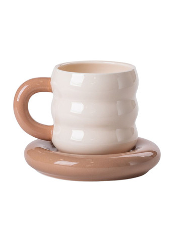 Чайний набір на 6 персон, з чайником, заварником та 2-ярусною бамбуковою підставкою Yiwu (365728934)