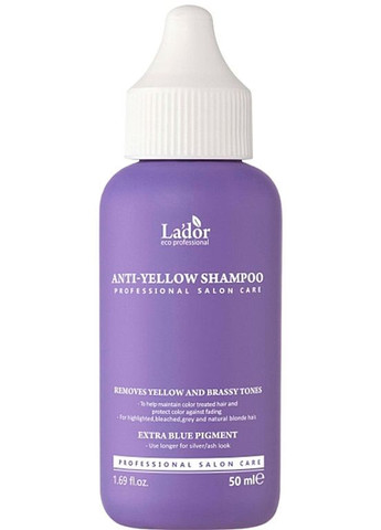 Шампунь против желтизны волос (мини) Anti Yellow Shampoo 50ml (2-1128644) La'dor (371189581)