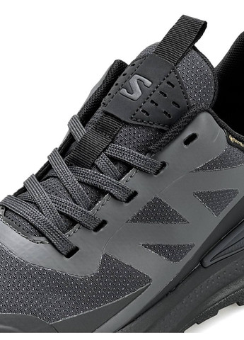 Темно-сірі Осінні кросівки чоловічі salomon No Brand Elixir Activ GTX Black Grey