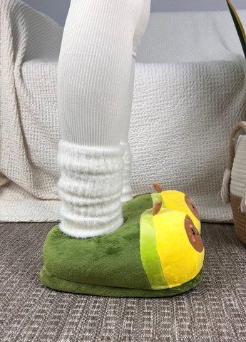 Тапочки кімнатні жіночі плюшеві Авокадо з антиковзною підошвою My Kigu (366742055)