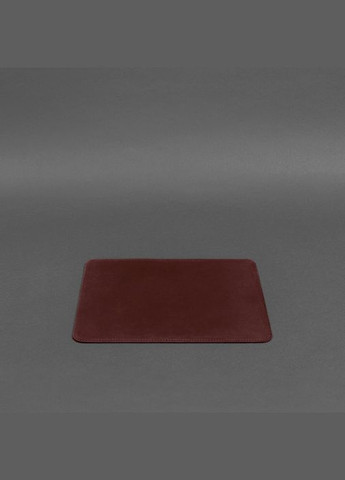 Килимок для мишки з натуральної шкіри 1.0 бордовий Crazy Horse (A-027795) BlankNote (330144365)
