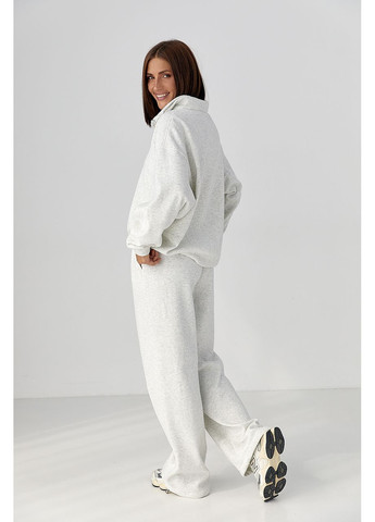 Женский спортивный костюм с плюшевым начесом - темно-коричневый цвет Lurex (353306178)