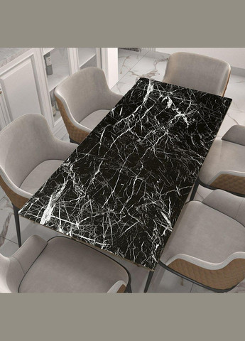 Самоклеюча плівка чорний мармур з павутинкою 0,45х10мх0,07мм (3DPanda-1276) Sticker Wall (323155622)