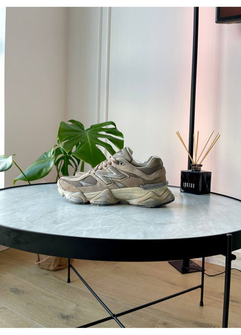 Кросівки жіночі і чоловічі New Balance 9060 Beige Brown | Нью Беланс 9060 бежеві No Brand бежеві демісезони (361308039)