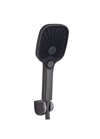 Смеситель для ванны Gemini (с душевым гарнитуром) QTGEM259GMB45684 Gunmetal Black PVD Qtap (396884090)