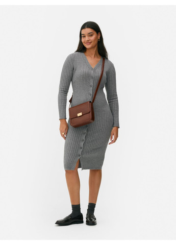 Серое платье демисезон,серый меланж, Primark