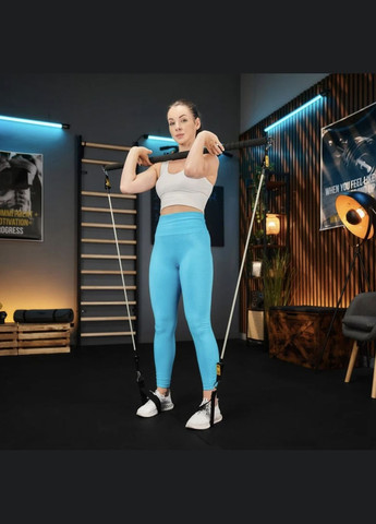 Палиця гімнастична з еспандерами TX-023TS 14-74кг TREX Sport (311949258)