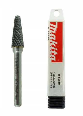 Твердосплавна фреза SL B-52819 (10x25x6 мм) з діамантовим огранюванням (30986) Makita (295031750)