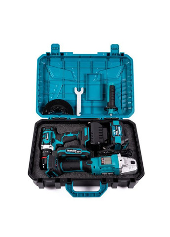 Безщітковий акумуляторний набір 2в1 48 V Ударний шурупокрут DTW488+Болгарка DGA509Z PRO АКБ Макіта Makita (363977723)