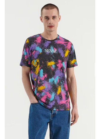 Фиолетовая мужская хлопковая футболка house brand (56761) xl фиолетовая H&M