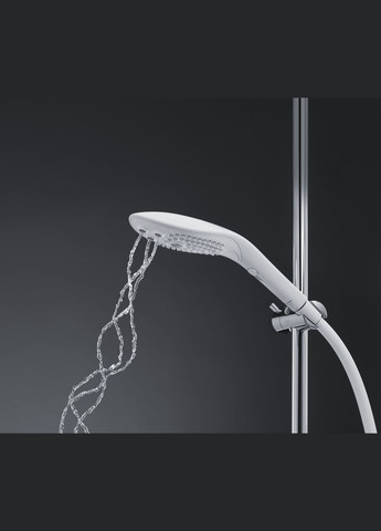 Насадка-стимулятор для душа 2в1 Wave White, массажер для интимных зон Womanizer (296492259)