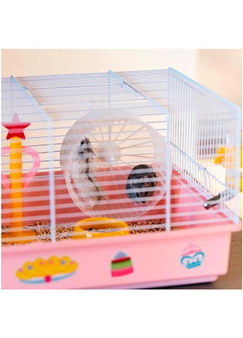 Клетка для хомяков Criceti 9 Princess розовая 46х29.5х23 см 57009062 Ferplast (266274412)