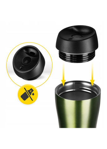 Термокружка Travel 0.38 л Green () Mountain Goat P-5905973406949 (367610321)