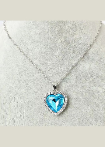 Набір підвіска та сережки Серце Океану з фільму Титанік комплект кулон сережки No Brand (338436361)