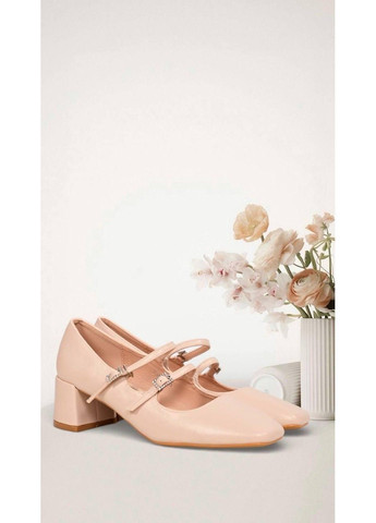 No Brand Женские туфли на каблуке бежевый з, — (375819972)