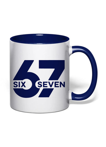 Чашка з печаткою "Six seven" №4 330 мл ( ) (41106) No Brand (391577516)