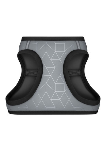 Шлея для собак м'яка Clothes Світловідбивна XS4 B 36-39 см C 26-28 см Сірий WAUDOG (322121217)