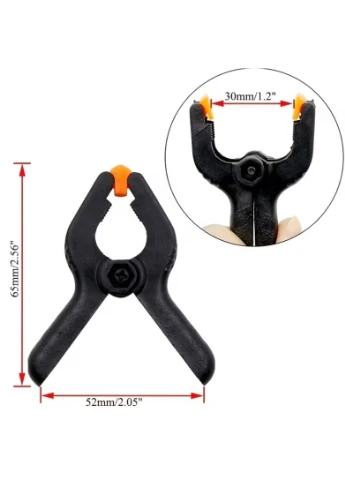 Затискачі для фотофона 2 дюйми 8 шт (0097/8pcs) No Brand (351366382)