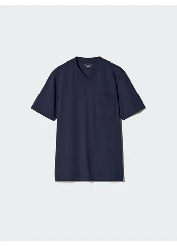 Темно-синя футболка airism (478984) Uniqlo