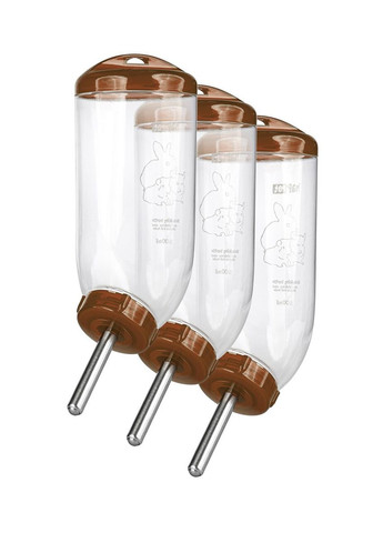 Поилка для грызунов пластиковая, 500мл/21см Коричневая Ferplast (353688345)