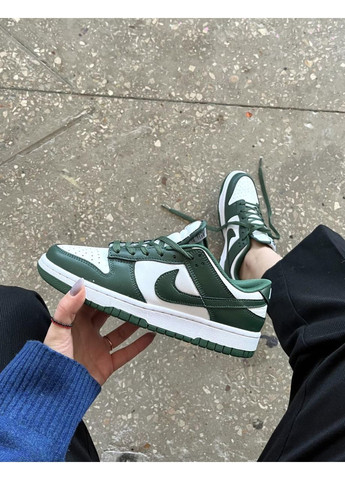 КРОССОВКИ ЖЕНСКИЕ NIKE DUNK LOW VARSITY GREEN НАЙК СБ ДАНК No Brand серые демисезоны (367176129)