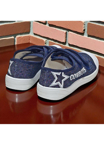 Синій ортопедичні кеди на липучках для хлопчика валді Waldi