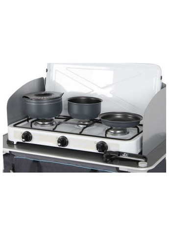 Набор туристической посуды Trekking Anthracite 5 предметов Серый (2300351) Bo-Camp Trekking Anthracite 5 предметів Сірий (370019342)