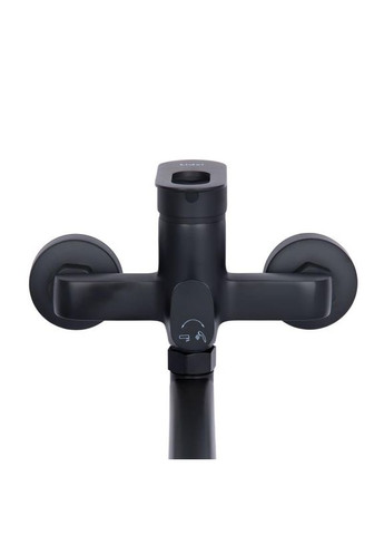 Змішувач для ванни Latwa 005 з поворотним виливом (з душовим гарнітуром) (k35) LDLAT005BLA45420 Black LIDZ (336936550)