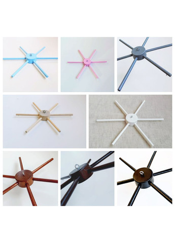 Основа Хрестовина для дитячого мобіля, 6 променів, 28 см, No Brand (362474970)