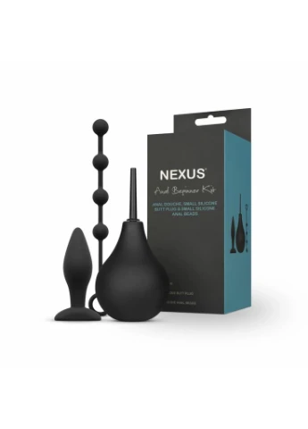 Набір анальних іграшок Anal Beginner Kit, 3 шт (чорний) Nexus (376222180)