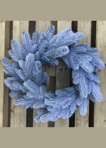 Венок новогодний рождественский Lux из литой хвои d-40 см HVOYA (328606277)