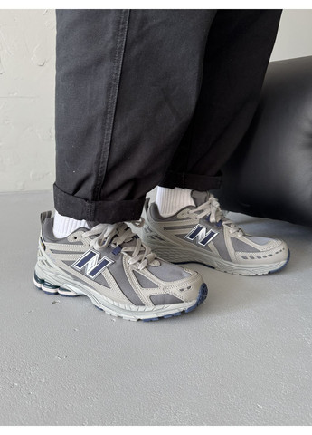 Бежевые демисезонные кроссовки мужские New Balance 1906R Cordura Beige Dark Blue | Нью Беланс 1906R