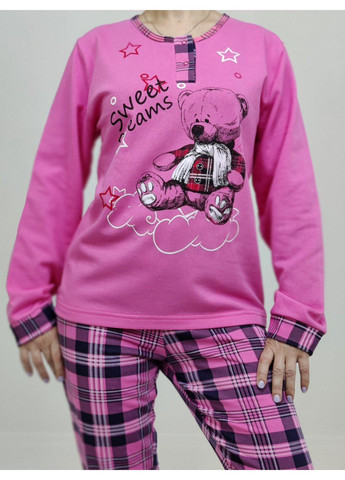 Рожева зимня жіноча піжама начос sweet dreams 60 рожева 90419015-4 Triko