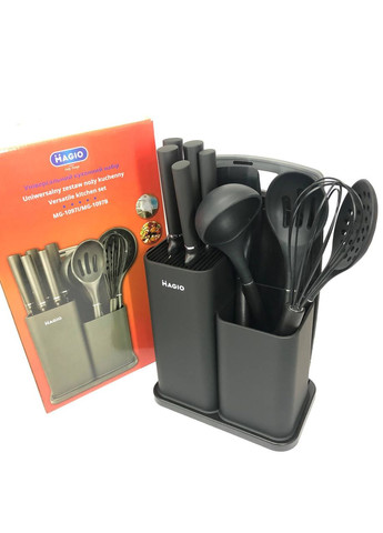 Набор силиконовых кухонных принадлежностей MG-1097B набор ножей лопаток 12 предметов Magio (364663894)