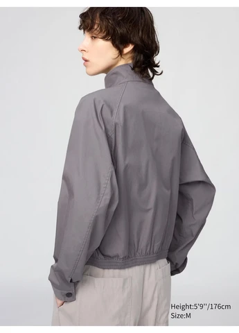 Короткий блузон парка із суміші бавовни Uniqlo (401913407)