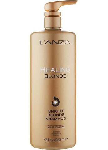 Цілющий шампунь для натурального і знебарвленого світлого волосся Healing Blonde Bright Blonde Shampoo 950ml (753980-30679) L'anza (368620737)