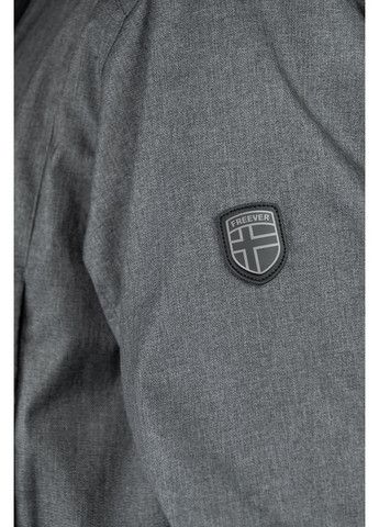 Комбінована демісезонна парка чоловіча nf 71069 сіра Freever